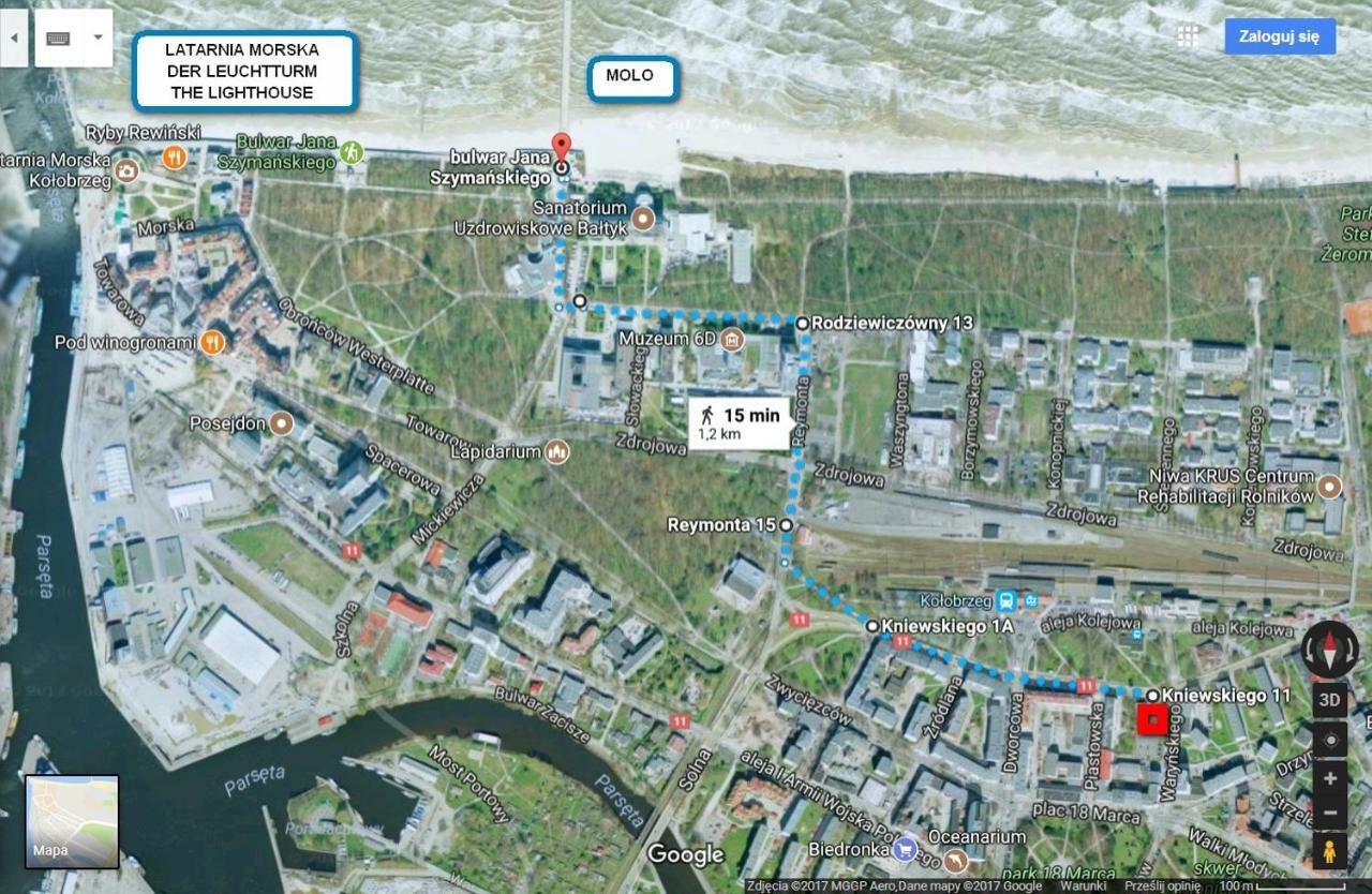 Al-Dom Apartamenty Kniewskiego 11 Kolobřeh Exteriér fotografie